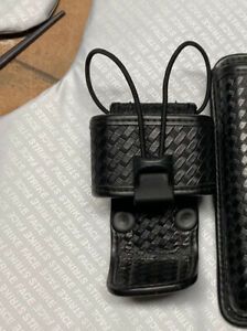 Bianchi Black 7323 Basketweave Accumold Elite Group 1 Adjustable Radio Holder