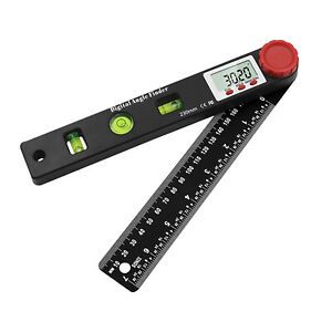 Angle Ruler 230mm Woodworking Universal Measuring Tools 4in1 Digital