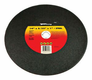 Forney 72356 Aluminum Oxide 5400 rpm 14 Dia. in. Cutting Wheel 5/32 in. Thick