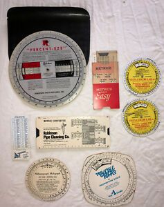 Addressograph Multigraph Size Finder - Percentage Scale - Metric Converter LOT
