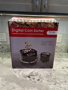 Cassida C200 Coin Counter Sorter Digital Machine Money Change Wrapper Automatic