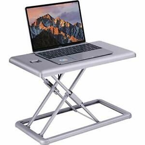 Lorell Portable Desk Multipurpose Desktop Riser 15&#034; x 19&#034; x 10&#034; Silver
