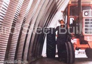 DuroSPAN Steel 28x28x12 Metal Quonset Arch Building Kit Open Ends Factory DiRECT
