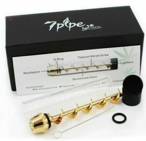 7PIPE Twisty Glass BLUNT Hookah ROSE GOLD