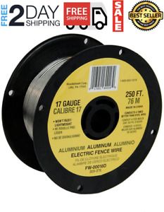 Cable Alambre De Aluminio Para Cerca Electrica o Multiples Usos 76 Metros