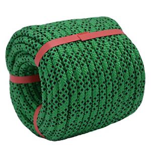 YUZENET Braided Polyester Arborist Rigging Rope 3/8&#034; X 100&#039; Strong Pulling Rope