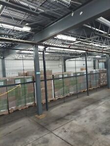 60&#039; x 60&#039; Steel Mezzanine with 2 Staircases and Lighting
