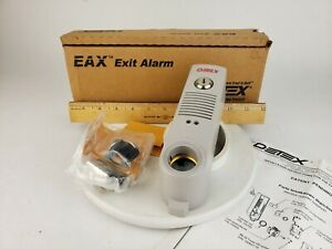 Detex EAX-500 Gray Exit Door Alarm 9V Commercial Surface Mount 100 db Security