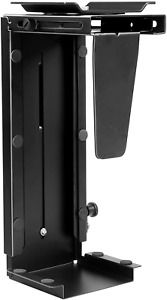 CPU Holder under Desk Mount - Adjustable Wall PC Mount with 360° Swivel, Heavy D