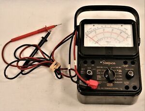 Vintage Simpson 260 Series 6 Analog Volt-Ohm Meter USA