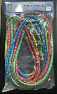 6 Pcs Bungee Cord Strap Heavy Duty Bungie Elastic Tie Down 48&#034; inch USA Seller
