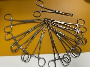 Allis Tissue Forcep Teeth Straight 6 1/8in LOT