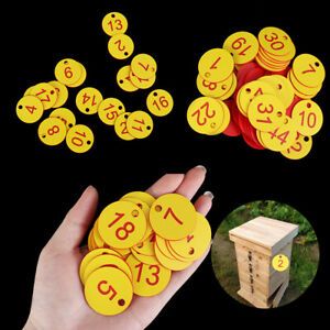 Farm Number Tag Beekeeping Tool Beekeeper Equipment Hive Accessories New 50pcs