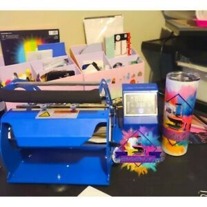 20oz Skinny Tumbler Heat Press!! Used 1 time!!