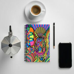 PSYCHEDELIC Spiral Notebook C@@L!!  Vintage Retro Style Awesome!
