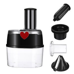 2L Electric Vegetable Fruit Cutter Chopper Grater Slicer + 4 Blade Kitchen Tool