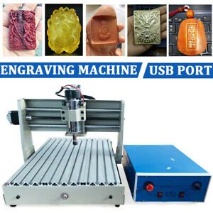 USB 3 Axis 3040 CNC Router Engraving Machine Milling Machine 400W Drill Machine