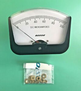 BEEDE D.C. MICROAMPERES METER 0-100MA
