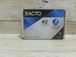 #2 X-ACTO X602 Fine Point Knife Blades - 100 Pack Ship Medium cutting Trimming