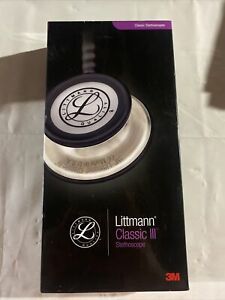 Classic III Monitoring Stethoscope Black-Finish Chestpiece stem and headset 27in