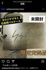 Yohji Yamamoto Employee Pass Case Limited Edition Blue &amp; Black Mens New, UNUSED