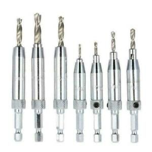 Self-Centering Drill Bits Door And Window Hinge Hole Opener Best G4B9