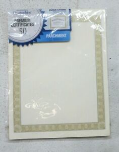 Geographics Natural Diplomat Certificate - 24 lb - 11&#034; x 8.50&#034; Inkjet Laser