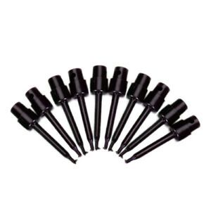 10Pcs Single Hook Clip Mini Grabber Test Probe for SMD IC Multimeter Black