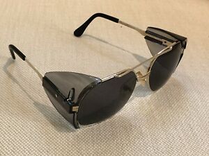 Vintage Uvex 9158 Sunglasses Aviators Taiwan Z87 Side Shields Rare NR