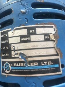 Buehler POLIMET Polisher/Grinder # 47-1860-160 MOTOR