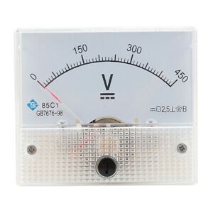 85C1 Analog Panel Meter Voltmeter DC Volt Voltmeter Pressure Gauge - DC 0-450V