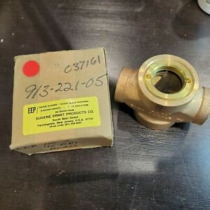 EEP100-S EEP BRASS SITE GUAGE GLASS FLOW FLAPPER INDICATOR 1/2&#034; N.P.T NEW $59