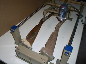 Rifle Stock Carving Duplicator, From Walnut Blank    Model One-Gunstock