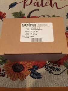 SETRA, DPT2641-001D, DIFFERENTIAL PRESSURE SENSOR, 0- 1” WC. - new