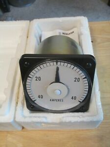 Yokogawa Panel Meter 4.25&#034; x 4.25&#034; DC AMPERES 40-0-40 - NEW/Old Stock!