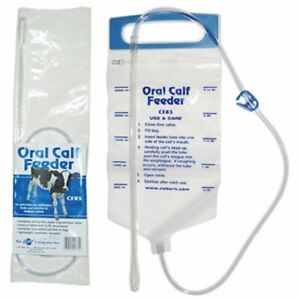 Calf Oral Fluid Feeder Esophageal Probe Flat Bag 2 Quart