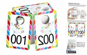 Large Size Version Live Sale Number Tags Plastic Check Number Cards 001-100