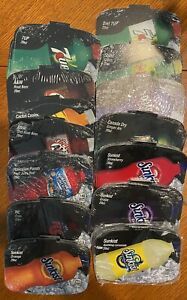 New Vending Machine Soda Flavor Labels Chameleon 7-Up Brands Cans and Bottles