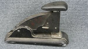 (B11) VTG Art Deco Speed Products Office Stapler Working DARK BROWN/BLACK