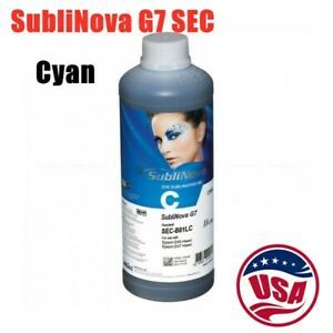US Stock, InkTec 1L SubliNova G7 SEC Dye Sublimation Inks -C