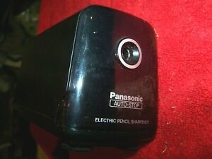PANASONIC KP-150 BLACK PENCIL SHARPENER WITH AUTO STOP GOOD DUST DRAWER,