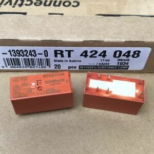 2Pcs  Tyco RT424048 Power Relay 48VDC 8 Pins the same with JQX-115F 048-2ZS4