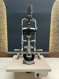 Haag Streit BM900 Ophthalmic Slit Lamp on Table Top Balancer for Lane Stand