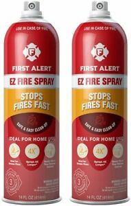 First Alert Fire Extinguisher  EZ Fire Spray Fire Extinguishing Aerosol Spray-US