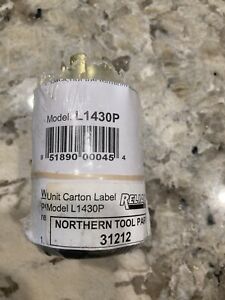 Reliance Controls L1430P 30-Amp 125/250 Vac Male Plug for Generator Cords