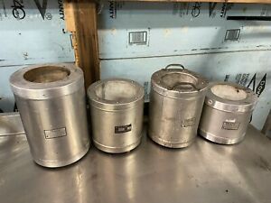lot of 4 Glas-Col  Aluminum Heating Mantles no cords