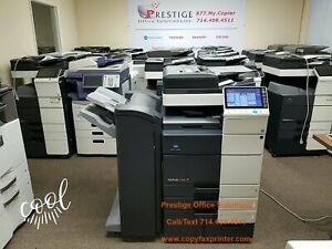 Konica Minolta Bizhub C754e Color Copier Printer Scanner. Low Meter only 146K!