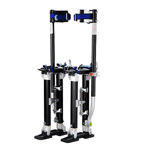 Black Aluminum Drywall Stilts Adjustable for Painting Painter Taping Silver