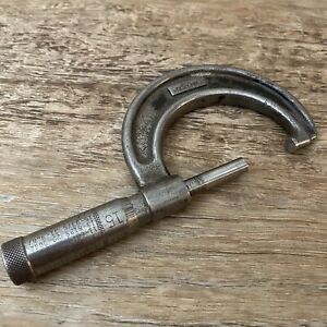 Vintage J.T. Slocomb 1-2 Inch Micrometer