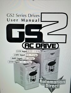 Automation Direct GS2 Series Drives User Manual